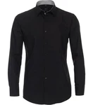 VENTI Businesshemd extra langer Arm Schwarz