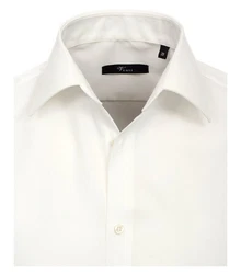 VENTI Businesshemd extra langer Arm Creme/Weiß/Beige