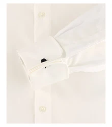 CASAMODA Langarmhemd Businesshemd Creme/Weiß