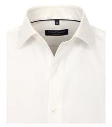 CASAMODA Langarmhemd Businesshemd Creme/Weiß