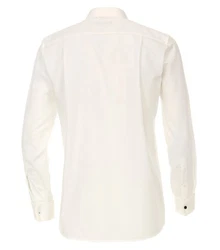 CASAMODA Langarmhemd Businesshemd Creme/Weiß
