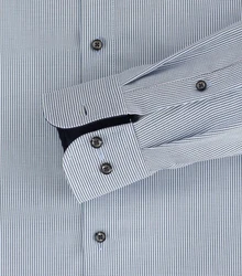 CASAMODA Businesshemd Dunkelblau/Grau/Blau