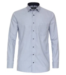 CASAMODA Businesshemd Dunkelblau/Grau/Blau