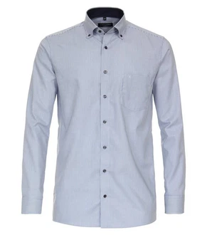 CASAMODA Businesshemd Dunkelblau/Grau/Blau
