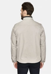 New Canadian Outdoorjacke COTTON-MIX (1-St) Khaki/Grau/Beige/Braun