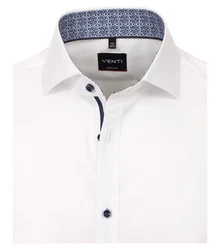 VENTI Businesshemd uni Weiß/Creme