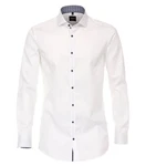 VENTI Businesshemd uni Weiß/Creme