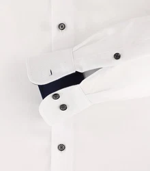 CASAMODA Businesshemd uni Creme/Weiß