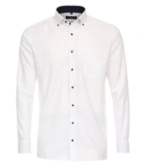 CASAMODA Businesshemd uni Creme/Weiß