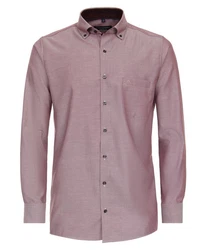 CASAMODA Businesshemd uni Lila/Rot/Rosa