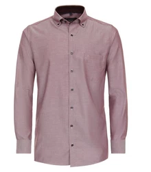 CASAMODA Businesshemd uni Lila/Rot/Rosa