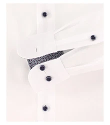 CASAMODA Businesshemd Uni Creme/Weiß