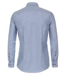 VENTI Businesshemd extra langer Arm uni Dunkelblau/Blau/Grau/Hellblau