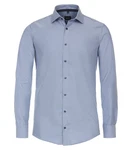 VENTI Businesshemd extra langer Arm uni Dunkelblau/Blau/Grau/Hellblau