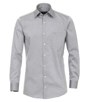 CASAMODA Langarmhemd Comfort Fit Grau/Hellgrau/Dunkelgrau