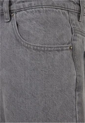 URBAN CLASSICS Herren Jeans Open Edge Loose Fit Hellgrau/Dunkelgrau/Grau