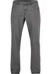 URBAN CLASSICS Herren Jeans Open Edge Loose Fit Hellgrau/Dunkelgrau/Grau