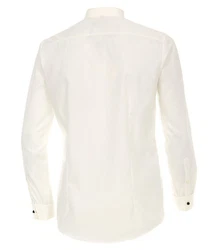 VENTI Businesshemd uni Weiß/Creme/Beige