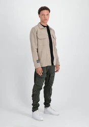 Alpha Industries Hemdjacke Men Overshirt Khaki/Beige/Braun