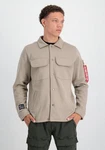 Alpha Industries Hemdjacke Men Overshirt Khaki/Beige/Braun