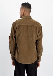 Alpha Industries Hemdjacke Cord Overshirt Braun/Khaki/Beige/Dunkelgrün