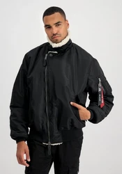Alpha Industries Bomberjacke MA-1 B-3 Biker Jacket Rot/Schwarz/Dunkelrot/Beige/Dunkelblau/Weiß