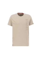Alpha Industries T-Shirt Embroidery T Khaki/Beige