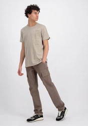 Alpha Industries T-Shirt Embroidery T Khaki/Beige