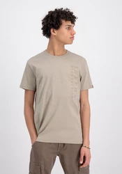 Alpha Industries T-Shirt Embroidery T Khaki/Beige