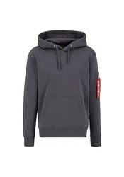 Alpha Industries Air Force Hoodie Dunkelgrau/Hellgrau/Grau/Dunkelblau