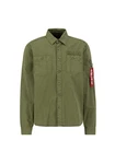 Alpha Industries Oversize Shirt Air Force EMB Shirt Dunkelgrün/Khaki