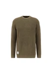 Alpha Industries Sweater Knitwear Acid Pullover Dunkelgrün/Khaki