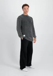 Alpha Industries Sweater Knitwear Acid Pullover Dunkelgrau/Dunkelblau/Grau