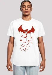 F4NT4STIC Kurzarmshirt Herren Rot/Weiß/Dunkelrot