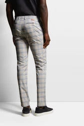 bugatti Chinohose mit krpernaher Passform Mischfarben/Beige/Grau
