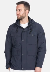 New Canadian Outdoorjacke Cotton-Touch mit Stehkragen Dunkelblau/Blau