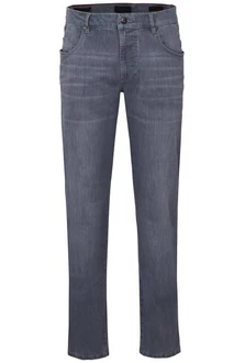 bugatti Stoffhose mit Flexcity-Ausstattung Grau/Dunkelblau/Blau