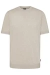 bugatti T-Shirt mit Kontraststreifen Khaki/Braun/Beige