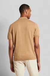 bugatti Poloshirt in klassischer Form Braun/Beige/Khaki