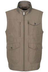 bugatti Steppweste mit wasserabweisender Funktion Khaki/Grau/Braun/Beige