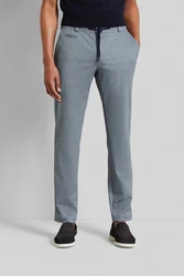 bugatti Chinohose mit Kordelzug Grau/Blau/Hellblau