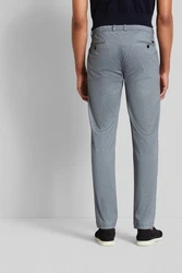 bugatti Chinohose mit Kordelzug Grau/Blau/Hellblau