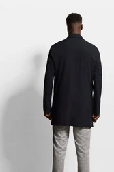 bugatti Kurzmantel mit Stretchfunktion Dunkelblau/Schwarz/Dunkelgrau