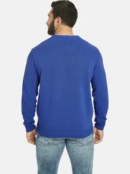 Jan Vanderstorm Strickpullover Elger Blau/Dunkelblau/Hellblau