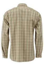 OS-Trachten Trachtenhemd Etaru Langarm Hemd Khaki/Grün/Braun/Beige/Dunkelgrün