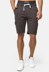 Indicode Sweatshorts White Rock Weiß