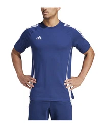 adidas Performance T-Shirt Tiro 24 Dunkelblau/Grau/Blau