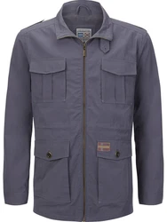 Jan Vanderstorm Fieldjacket BROR Dunkelblau/Fliederfarben/Lila/Hellgrau/Grau/Dunkelrot