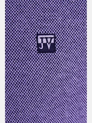 Jan Vanderstorm Strickpullover KEIMO Dunkelblau/Lila