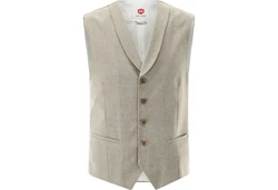 CG Club of Gents Anzugweste Paddy-N Khaki/Beige/Hellgrau/Grau